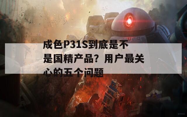 成色P31S到底是不是国精产品？用户最关心的五个问题