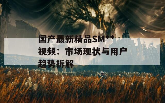 国产最新精品SM**视频：市场现状与用户趋势拆解