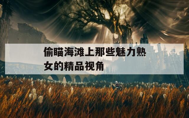偷瞄海滩上那些魅力熟女的精品视角