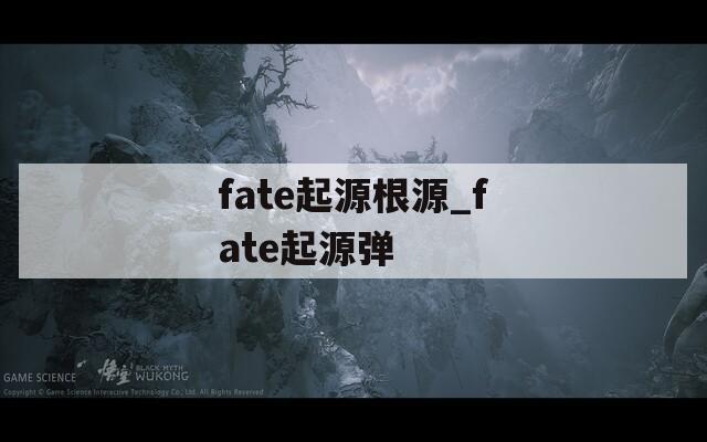 fate起源根源_fate起源弹