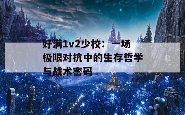 好满1v2少校：一场极限对抗中的生存哲学与战术密码