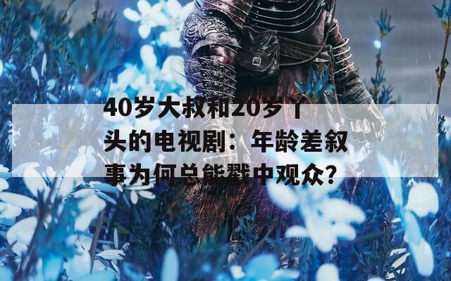 40岁大叔和20岁丫头的电视剧：年龄差叙事为何总能戳中观众？