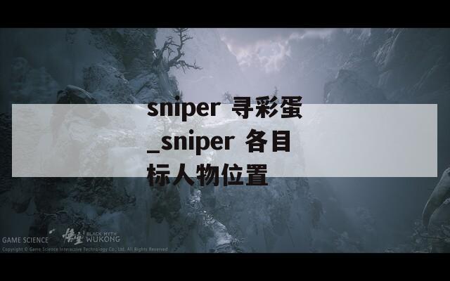 sniper 寻彩蛋_sniper 各目标人物位置