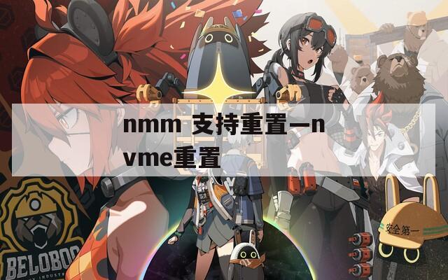 nmm 支持重置—nvme重置