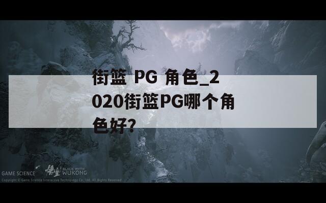 街篮 PG 角色_2020街篮PG哪个角色好？